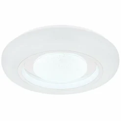 Luminaires Globo Lighting Plafonnier Globo BURRO LED Blanc, 1 lumière, Télécommandes, Changeur de couleurs* Éclairage Led