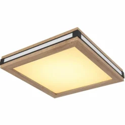 Lampes En Bois-Luminaires Globo Lighting Plafonnier Globo CARLA LED Noir, Blanc, 2 lumières