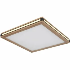 Lampes En Bois-Luminaires Globo Lighting Plafonnier Globo CARLA LED Noir, Blanc, 2 lumières