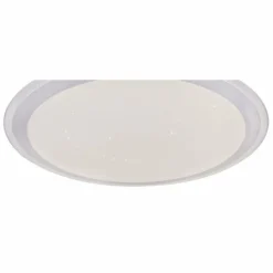 Luminaires Globo Lighting Plafonnier Globo CARRY LED Blanc, 1 lumière, Télécommandes, Changeur de couleurs