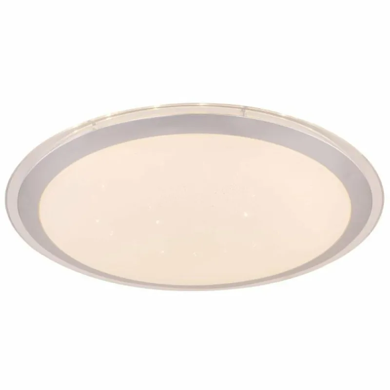 Luminaires Globo Lighting Plafonnier Globo CARRY LED Blanc, 1 lumière, Télécommandes, Changeur de couleurs