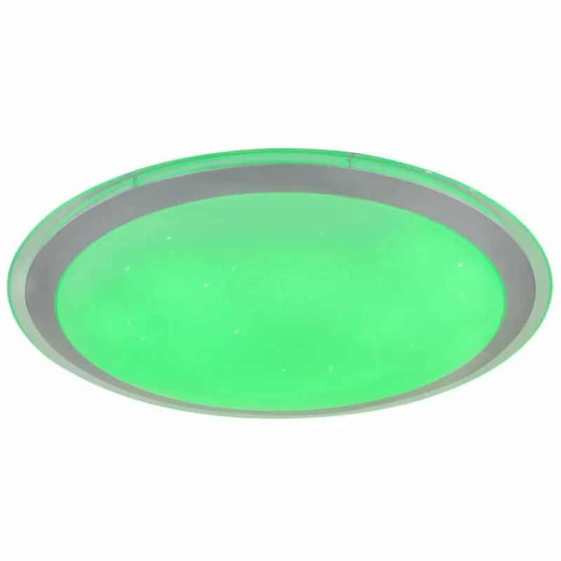 Luminaires Globo Lighting Plafonnier Globo CARRY LED Blanc, 1 lumière, Télécommandes, Changeur de couleurs