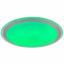 Luminaires Globo Lighting Plafonnier Globo CARRY LED Blanc, 1 lumière, Télécommandes, Changeur de couleurs