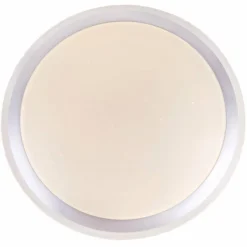 Luminaires Globo Lighting Plafonnier Globo CARRY LED Blanc, 1 lumière, Télécommandes, Changeur de couleurs