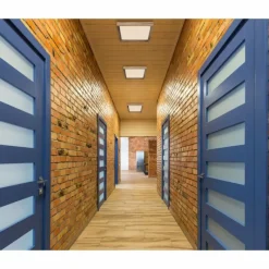 Lampes En Bois-Luminaires Globo Lighting Plafonnier Globo CINDERELLA LED Couleur bois, Blanc, 1 lumière