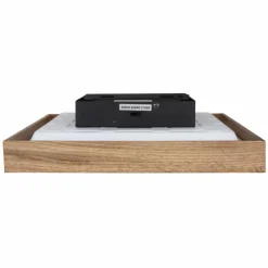 Lampes En Bois-Luminaires Globo Lighting Plafonnier Globo CINDERELLA LED Couleur bois, Blanc, 1 lumière