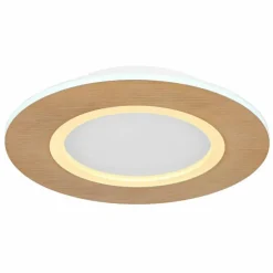 Lampes En Bois-Luminaires Globo Lighting Plafonnier Globo CLAY LED Blanc, 1 lumière