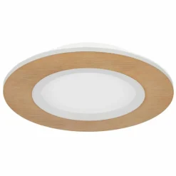 Lampes En Bois-Luminaires Globo Lighting Plafonnier Globo CLAY LED Blanc, 1 lumière