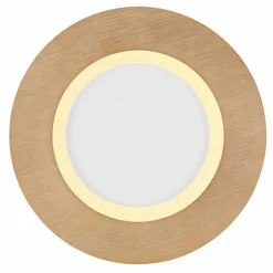 Lampes En Bois-Luminaires Globo Lighting Plafonnier Globo CLAY LED Blanc, 1 lumière