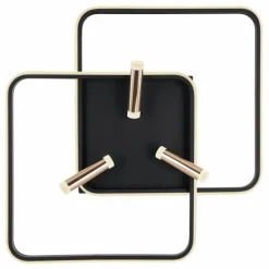 Lampes Dorées-Luminaires Globo Lighting Plafonnier Globo COCO LED Noir, 1 lumière, Télécommandes