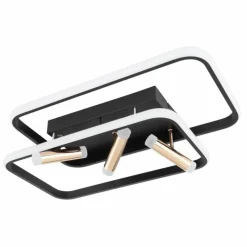 Lampes Dorées-Luminaires Globo Lighting Plafonnier Globo COCO LED Noir, 1 lumière, Télécommandes