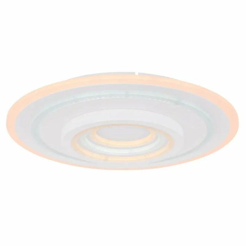 Luminaires Globo Lighting Plafonnier Globo COLADRA LED Blanc, 1 lumière, Télécommandes* Éclairage Led