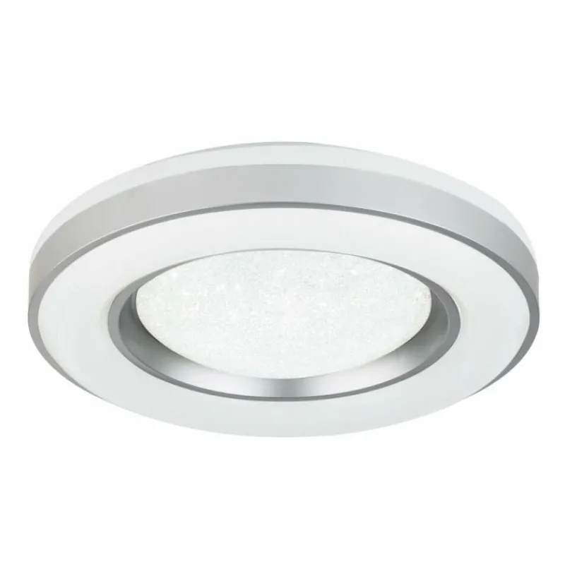 Luminaires Globo Lighting Plafonnier Globo COLLA LED Blanc, 1 lumière, Télécommandes, Changeur de couleurs