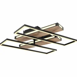 Luminaires Globo Lighting Plafonnier Globo COLLI LED Noir, 1 lumière* Éclairage Led