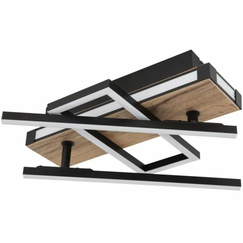 Luminaires Globo Lighting Plafonnier Globo COLLI LED Noir, 1 lumière* Éclairage Led