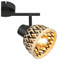 Luminaires Globo Lighting Plafonnier Globo COLLY Noir, 2 lumières* Spots Et Projecteurs