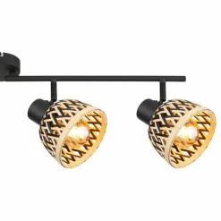 Luminaires Globo Lighting Plafonnier Globo COLLY Noir, 4 lumières* Spots Et Projecteurs