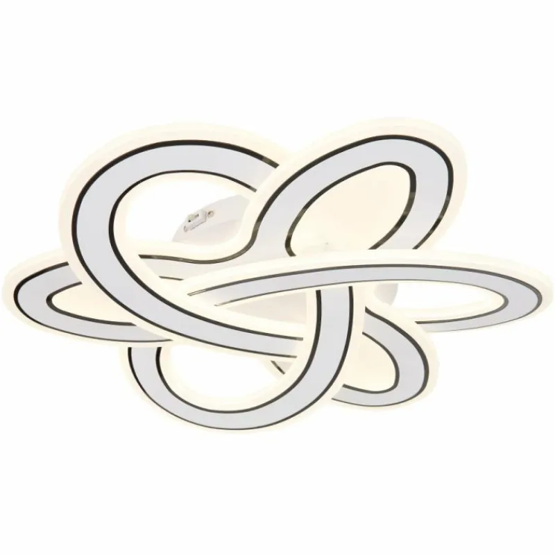 Luminaires Globo Lighting Plafonnier Globo CORREY LED Blanc, 1 lumière* Éclairage Led