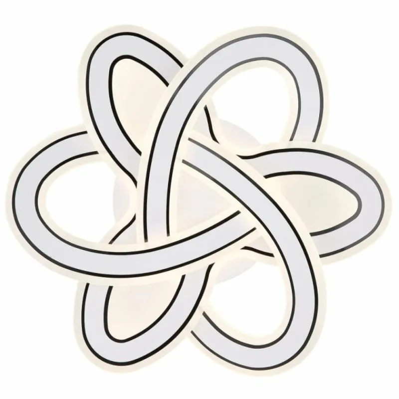 Luminaires Globo Lighting Plafonnier Globo CORREY LED Blanc, 1 lumière* Éclairage Led