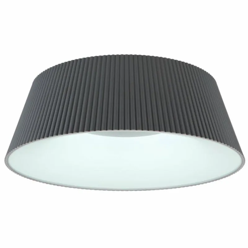 Luminaires Globo Lighting Plafonnier Globo CROTONE Anthracite, 1 lumière, Télécommandes