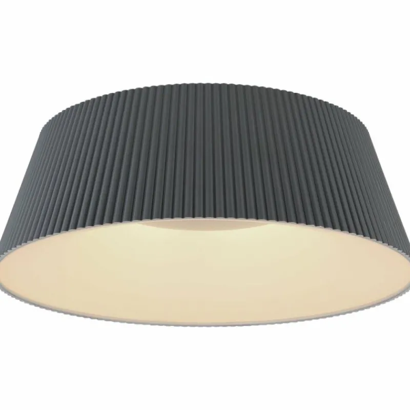 Luminaires Globo Lighting Plafonnier Globo CROTONE Anthracite, 1 lumière, Télécommandes