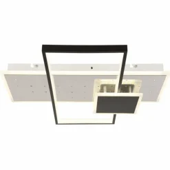 Luminaires Globo Lighting Plafonnier Globo DABBY LED Noir, Blanc, 1 lumière, Télécommandes* Éclairage Led