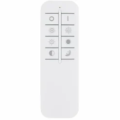 Lampes En Bois-Luminaires Globo Lighting Plafonnier Globo DARRYL LED Bois foncé, Noir, 1 lumière, Télécommandes