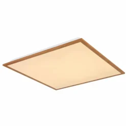 Lampes En Bois-Luminaires Globo Lighting Plafonnier Globo DORO LED Bois clair, 1 lumière