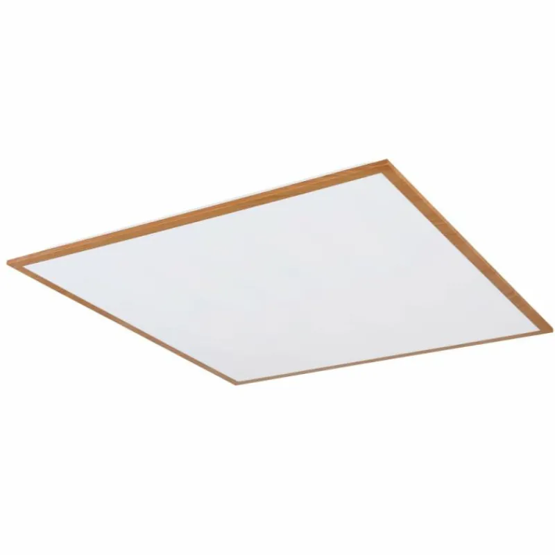 Lampes En Bois-Luminaires Globo Lighting Plafonnier Globo DORO LED Bois clair, 1 lumière