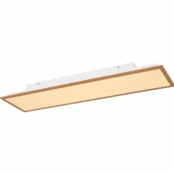 Lampes En Bois-Luminaires Globo Lighting Plafonnier Globo DORO LED Bois clair, 1 lumière