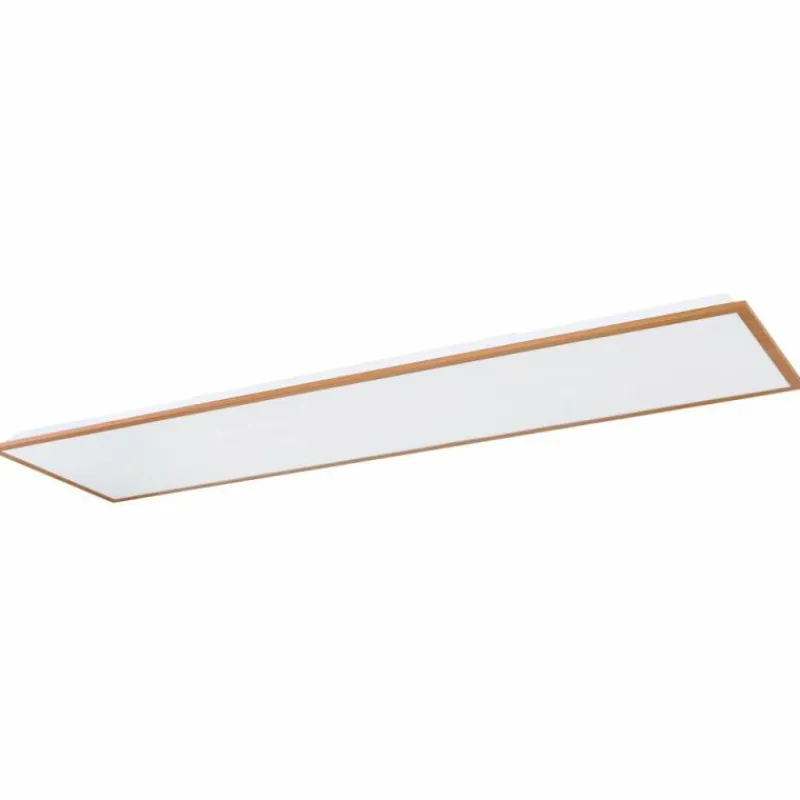 Lampes En Bois-Luminaires Globo Lighting Plafonnier Globo DORO LED Bois clair, 1 lumière