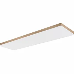 Lampes En Bois-Luminaires Globo Lighting Plafonnier Globo DORO LED Couleur bois, Blanc, 1 lumière, Télécommandes