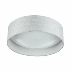 Lampes En Tissu-Luminaires Globo Lighting Plafonnier Globo DRUM LED Blanc, 1 lumière