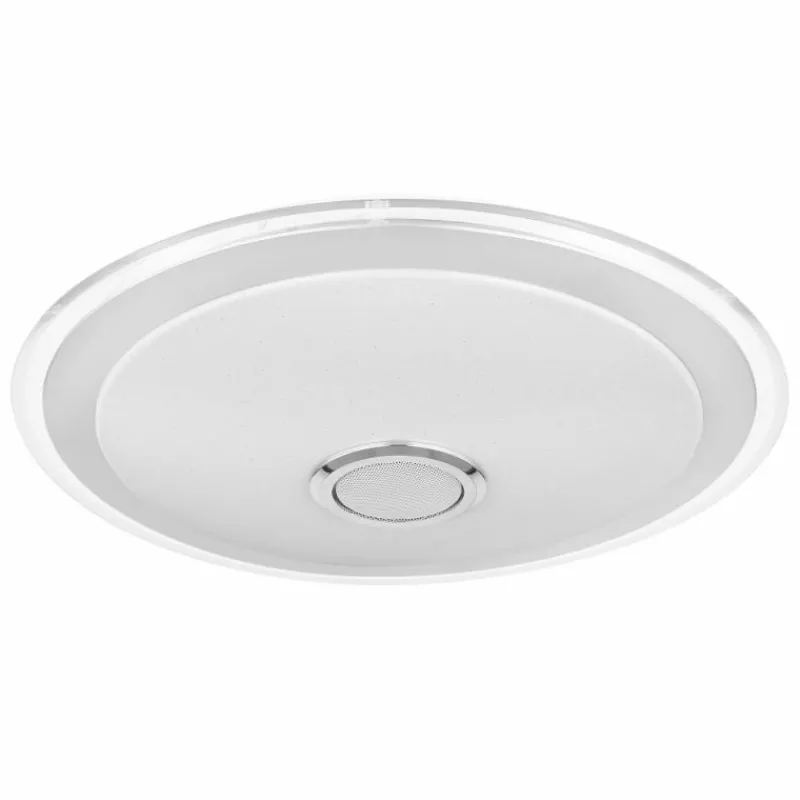 Luminaires Globo Lighting Plafonnier Globo DUNNY LED Blanc, 1 lumière, Télécommandes, Changeur de couleurs