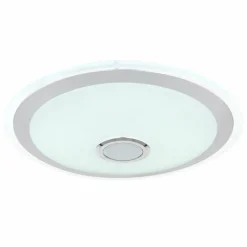 Luminaires Globo Lighting Plafonnier Globo DUNNY LED Blanc, 1 lumière, Télécommandes, Changeur de couleurs