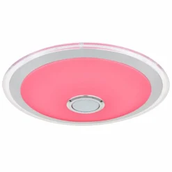 Luminaires Globo Lighting Plafonnier Globo DUNNY LED Blanc, 1 lumière, Télécommandes, Changeur de couleurs