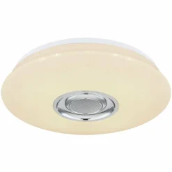 Luminaires Globo Lighting Plafonnier Globo DUNNY LED Blanc, 1 lumière, Télécommandes, Changeur de couleurs