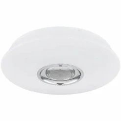 Luminaires Globo Lighting Plafonnier Globo DUNNY LED Blanc, 1 lumière, Télécommandes, Changeur de couleurs