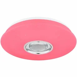 Luminaires Globo Lighting Plafonnier Globo DUNNY LED Blanc, 1 lumière, Télécommandes, Changeur de couleurs