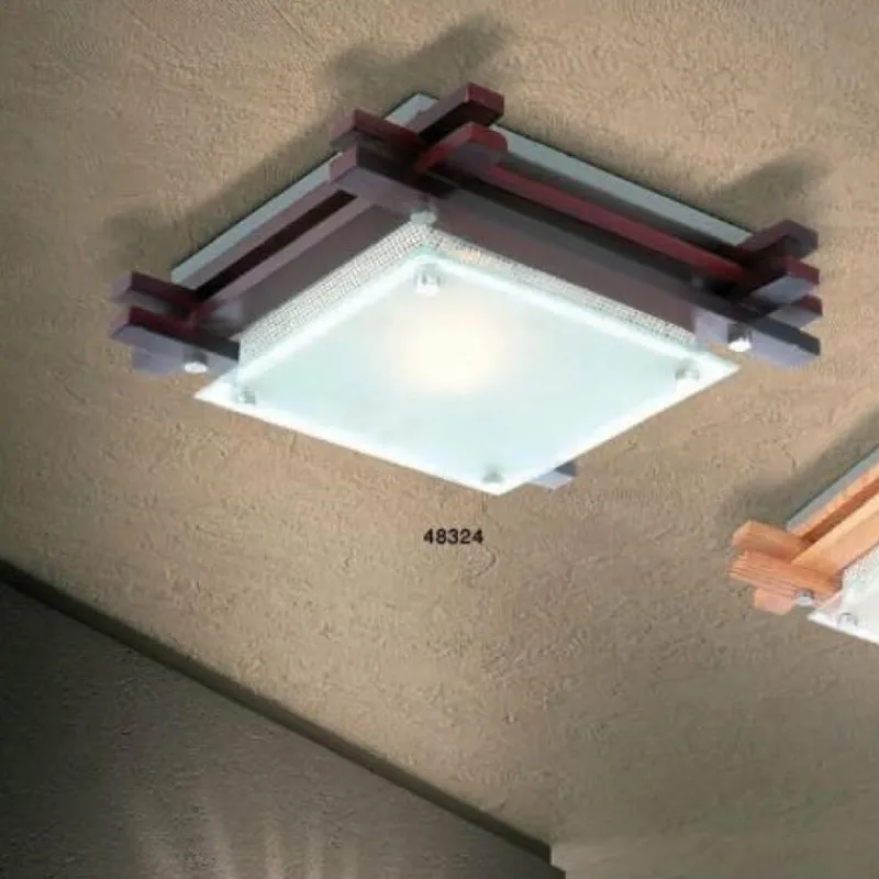 Lampes Vintages & Rétros-Luminaires Globo Lighting Plafonnier Globo EDISON Blanc, 1 lumière