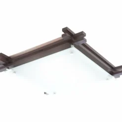 Lampes En Bois-Luminaires Globo Lighting Plafonnier Globo EDISON Clair, 2 lumières