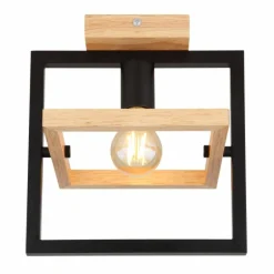 Luminaires Scandinaves-Luminaires Globo Lighting Plafonnier Globo ERICA Écru, Noir, 1 lumière