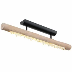 Luminaires Globo Lighting Plafonnier Globo FELICITAS LED Noir, 1 lumière