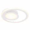 Luminaires Globo Lighting Plafonnier Globo FENNA LED Blanc, 1 lumière* Éclairage Led