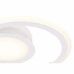 Luminaires Globo Lighting Plafonnier Globo FENNA LED Blanc, 1 lumière* Éclairage Led