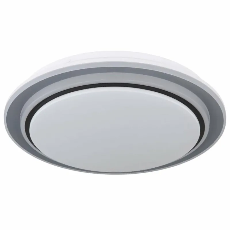 Luminaires Globo Lighting Plafonnier Globo FOPPA LED Blanc, 2 lumières, Télécommandes, Changeur de couleurs