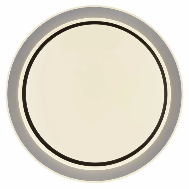 Luminaires Globo Lighting Plafonnier Globo FOPPA LED Blanc, 2 lumières, Télécommandes, Changeur de couleurs