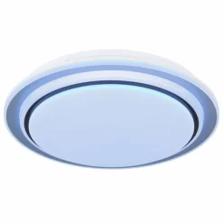 Luminaires Globo Lighting Plafonnier Globo FOPPA LED Blanc, 2 lumières, Télécommandes, Changeur de couleurs