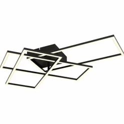 Luminaires Globo Lighting Plafonnier Globo GABRIEL LED Noir, 1 lumière