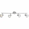 Lampe Turque-Luminaires Globo Lighting Plafonnier Globo GEM LED Blanc, 4 lumières